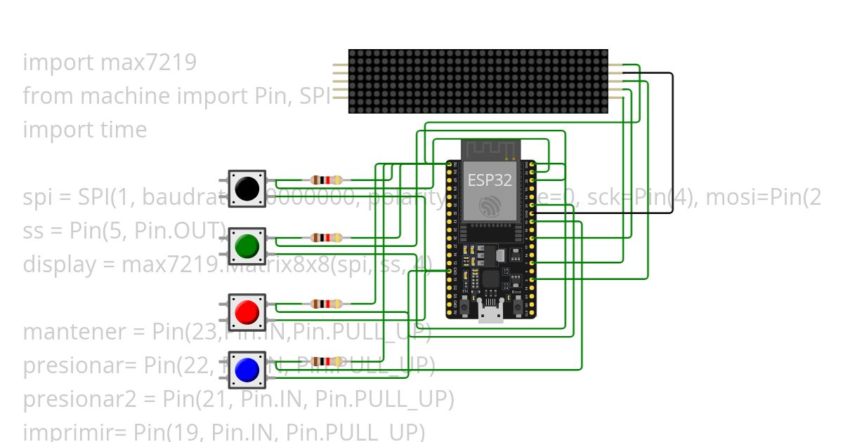 esp32-micropython-ssd1306 Copy simulation