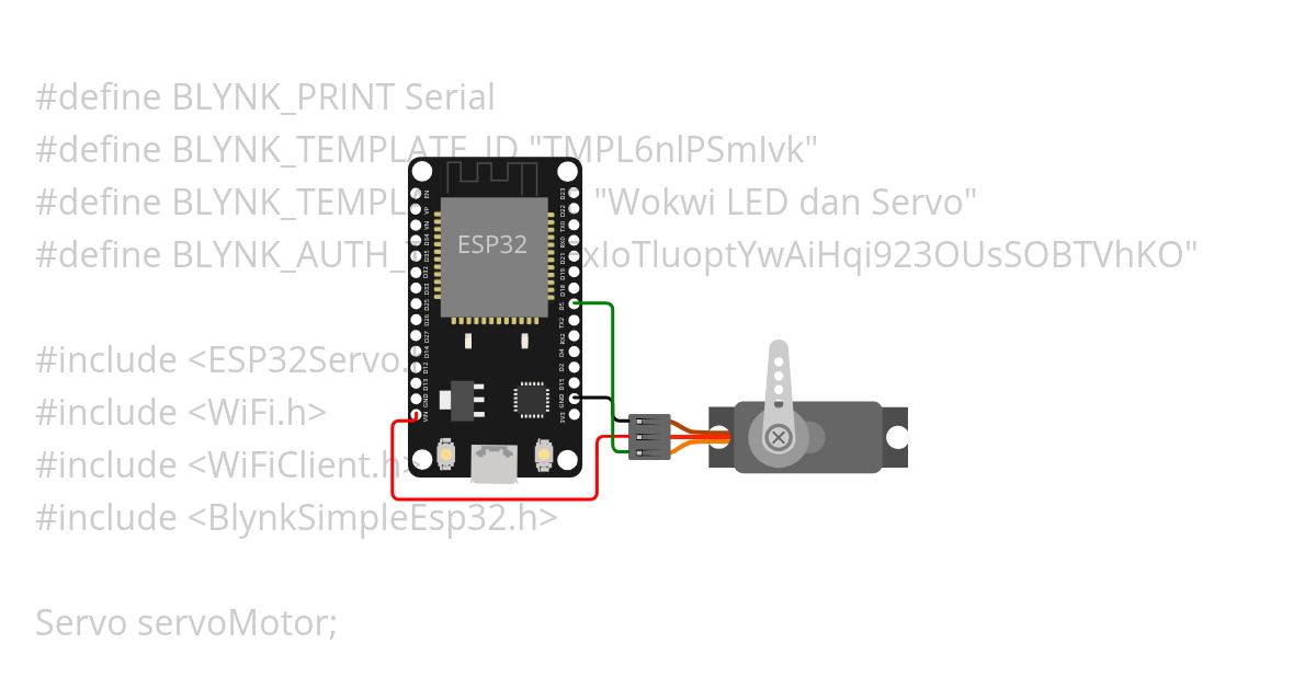 Servo dengan blynk Copy simulation