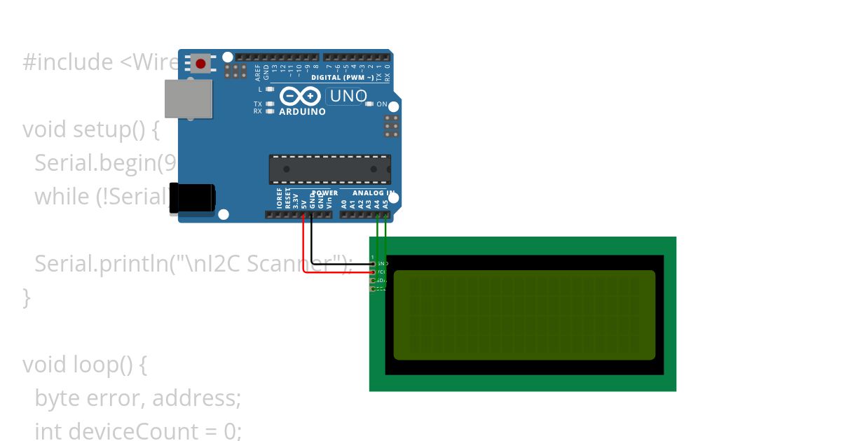 Wyszukiwarka Adresów I2C simulation