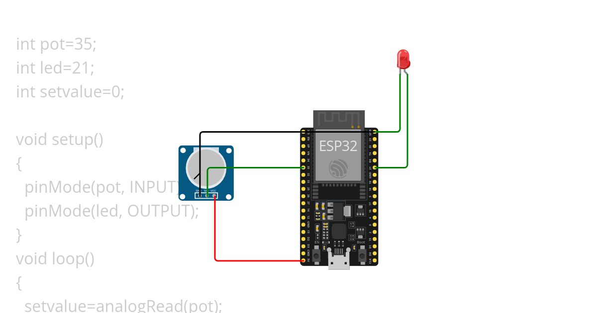 POTENTIOMETER  simulation