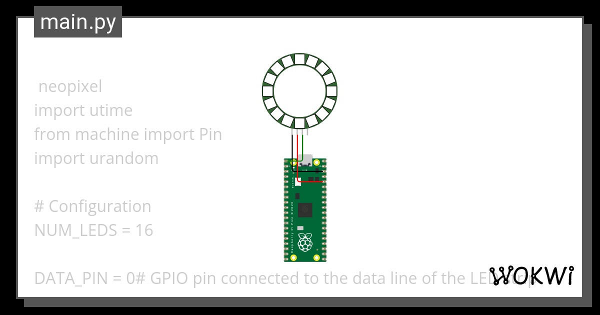 Neopixel Random Color Test Copy Wokwi Esp Stm Arduino Simulator