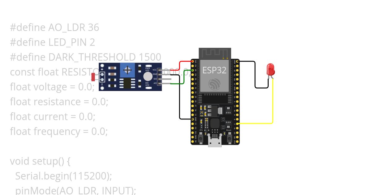 TUGAS LDR(ANALOG) simulation