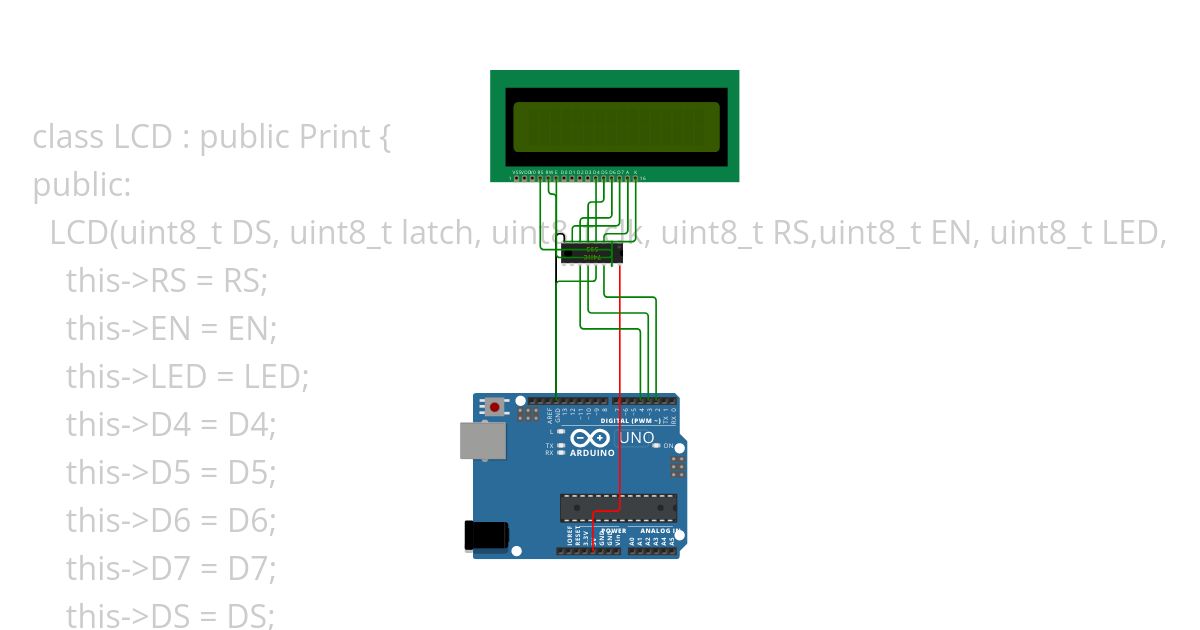 lcd_shiftRegister simulation