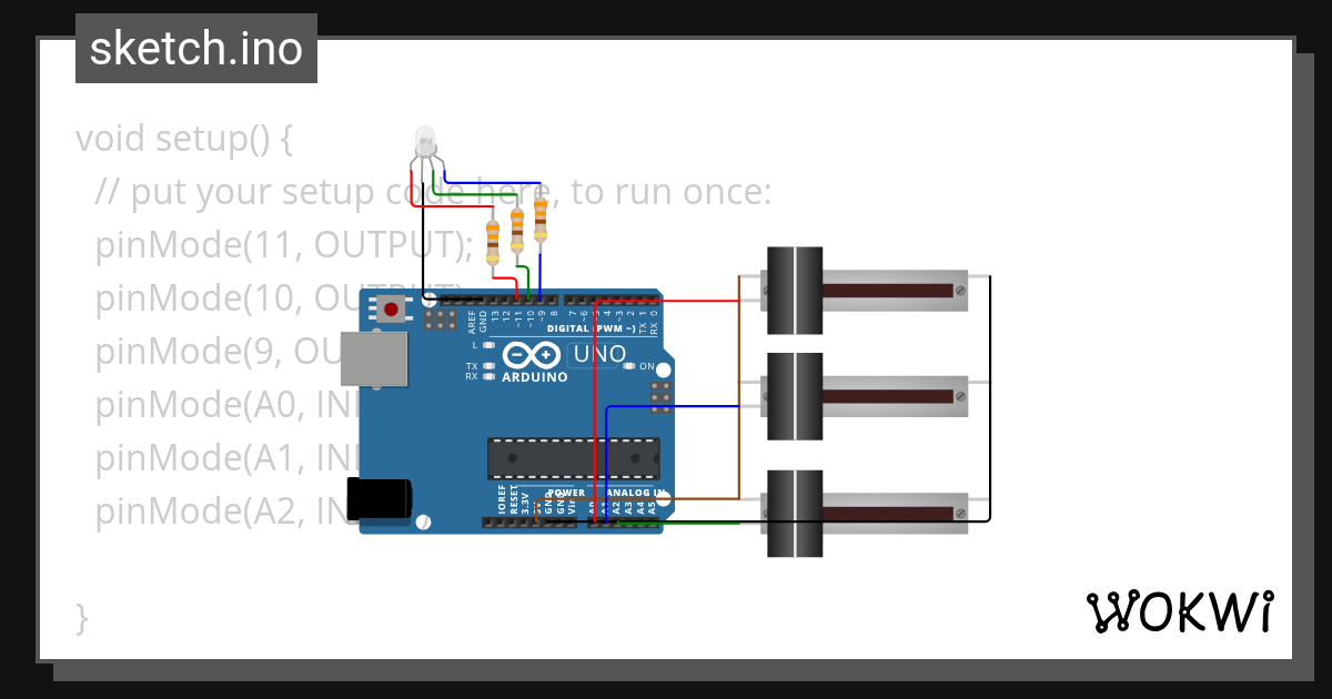 rgb_LED - Wokwi ESP32, STM32, Arduino Simulator