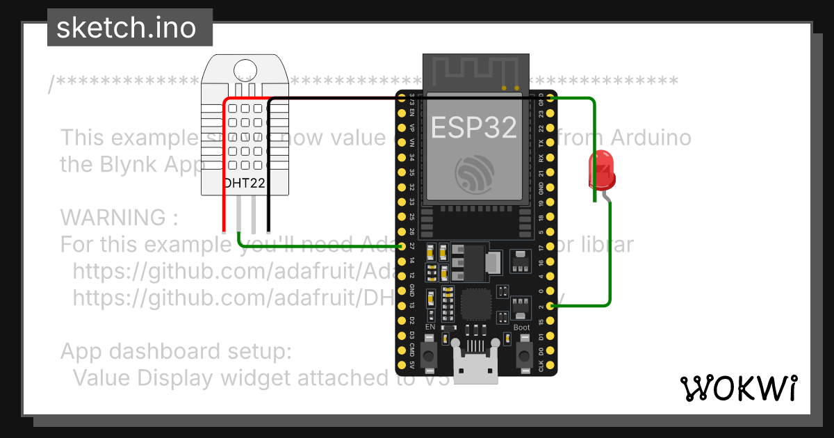 Wokwi online esp32 stm32 arduino simulator