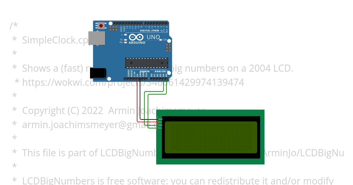 SimpleClock.ino Copy simulation