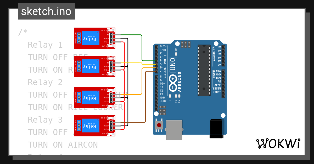 Gsm4relay wokwi esp32 stm32 arduino simulator