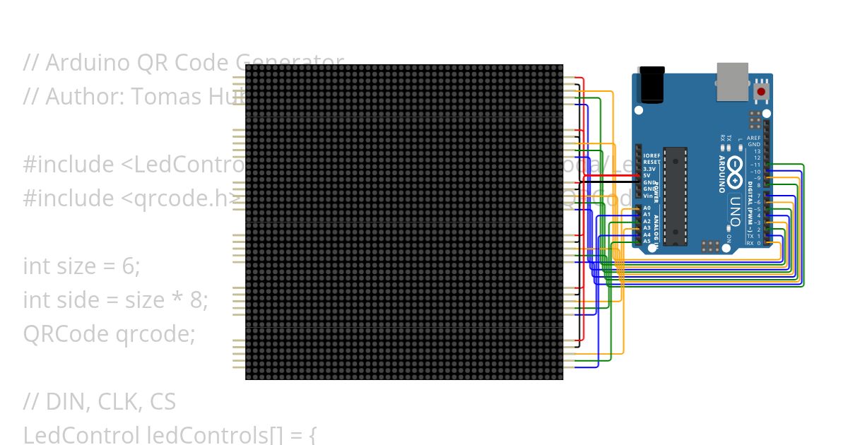 Arduino QR Code Generator.ino Copy simulation