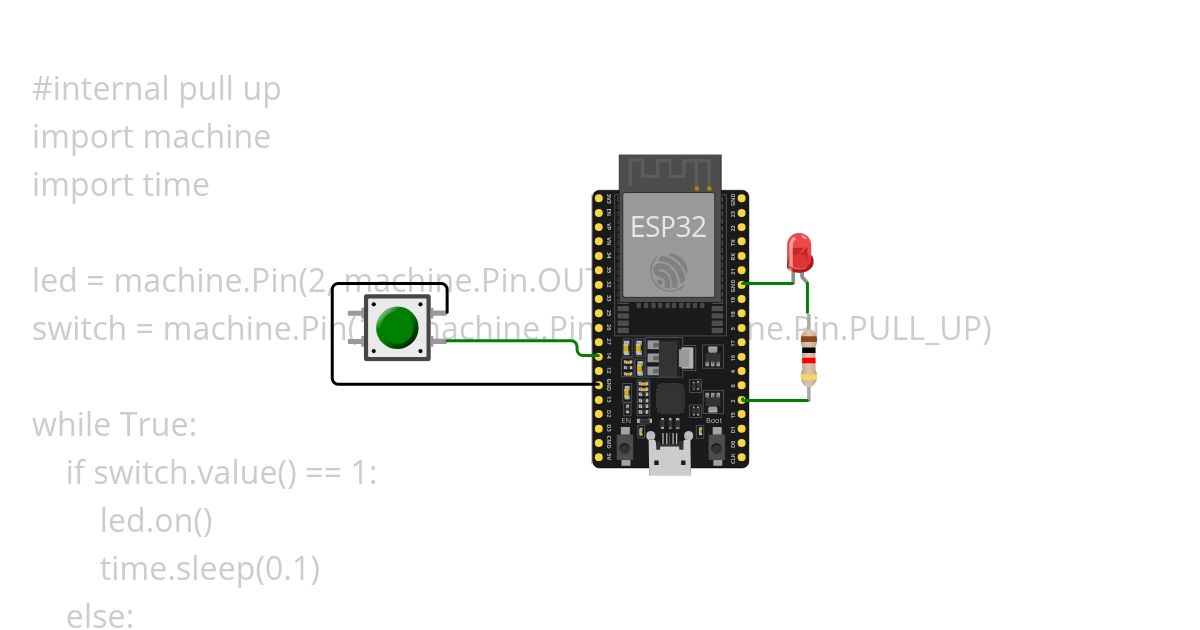 internal pull up  simulation