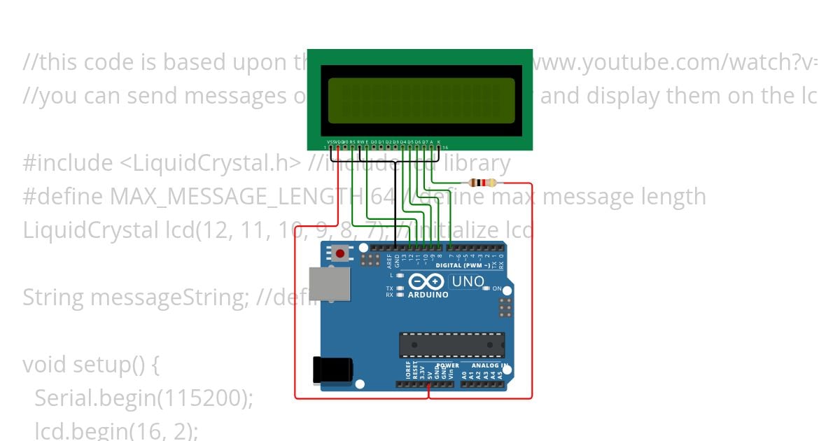 Serial Input Example simulation