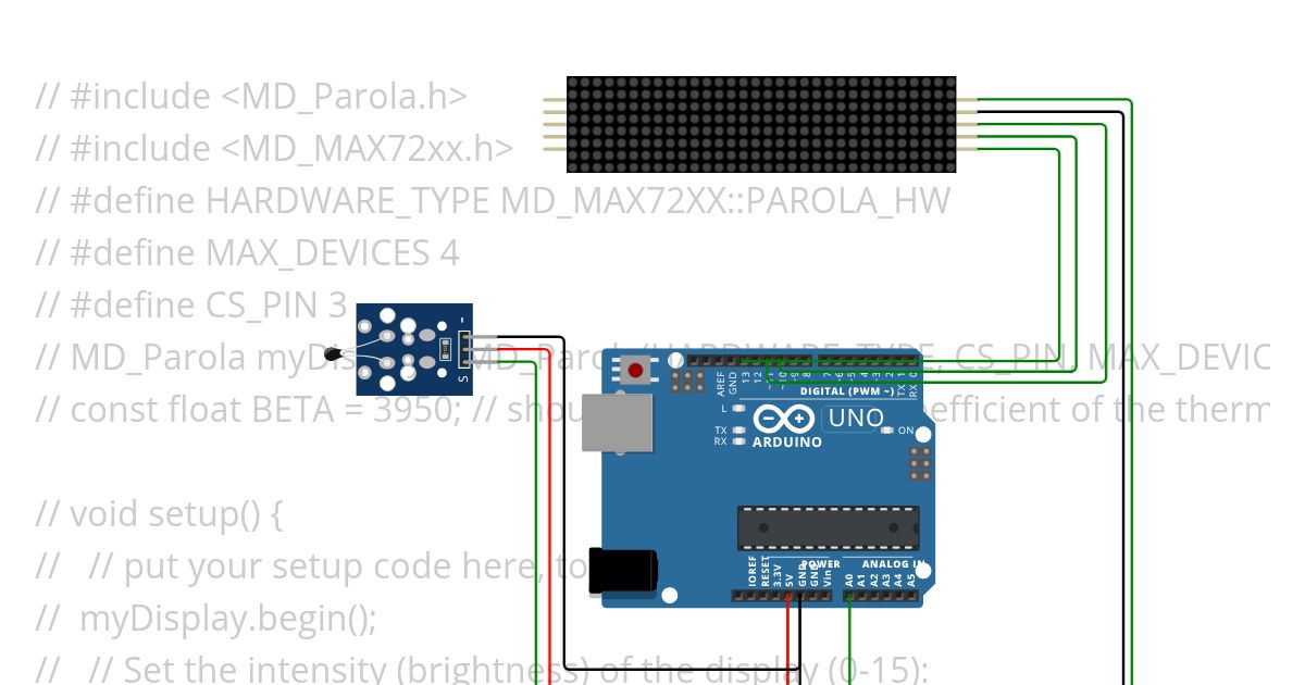 Temperature sensor slider temp Copy simulation