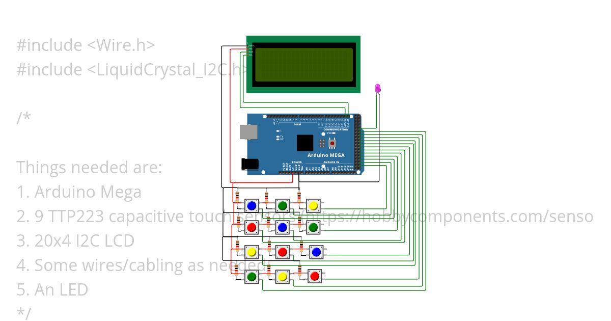 Touch Sensor Arduino Test  simulation