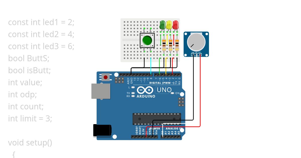 LED gra / Forbot simulation