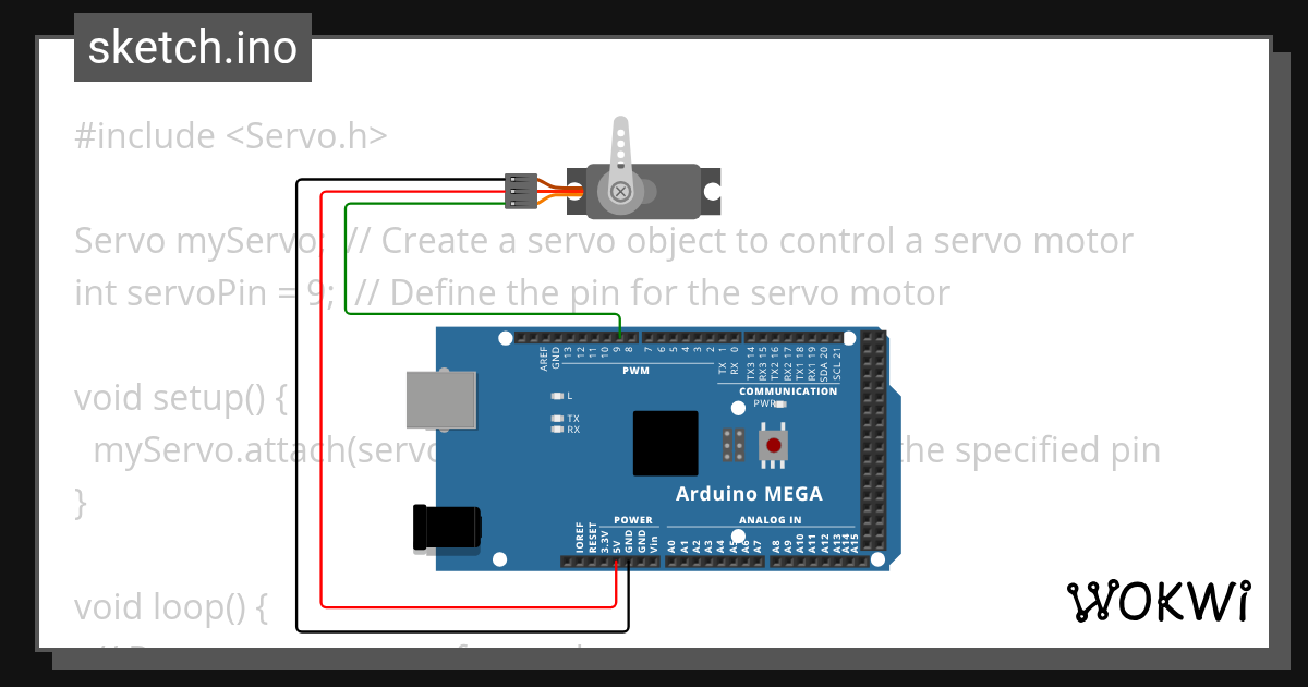 motor - Wokwi ESP32, STM32, Arduino Simulator