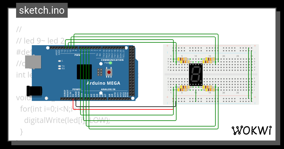 Ledarray Wokwi Esp32 Stm32 Arduino Simulator 9023