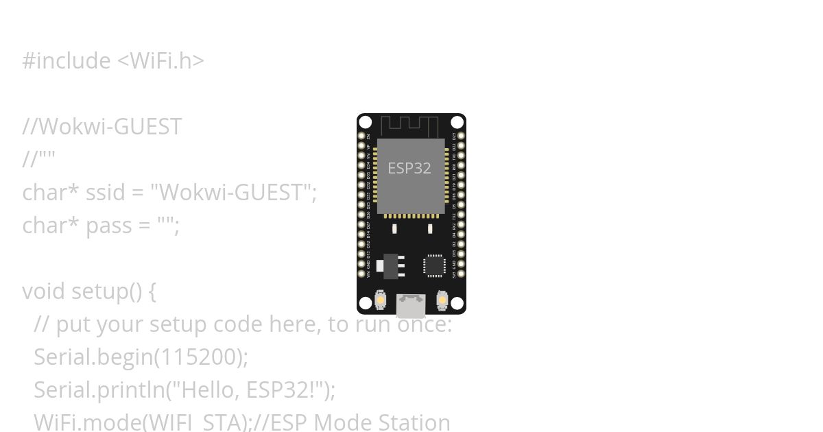 Connect WiFi simulation