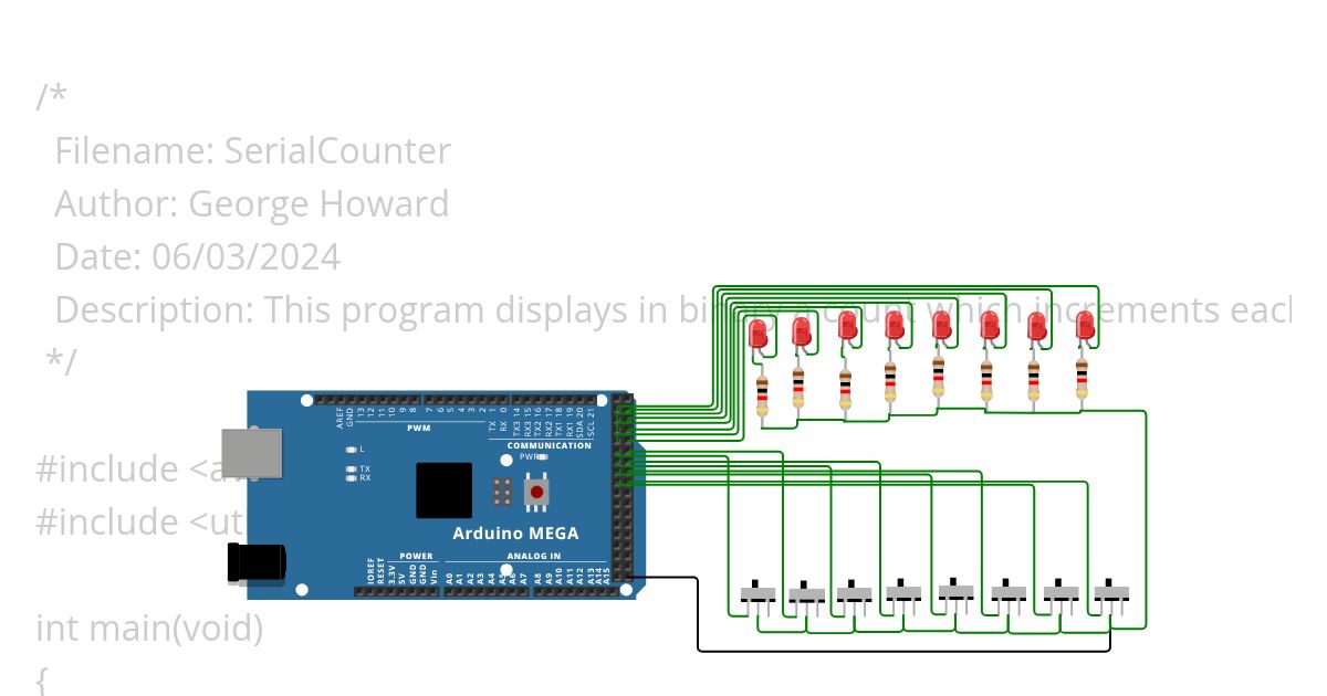 SerialCounter simulation