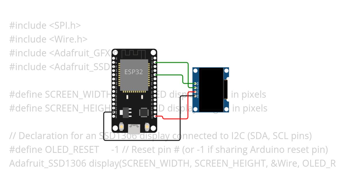OLED DISPLAY with PICTURE  simulation