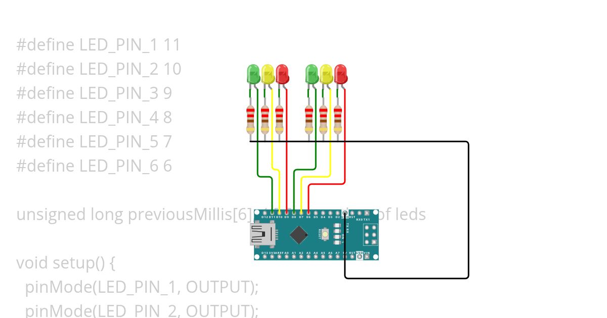 6LED simulation