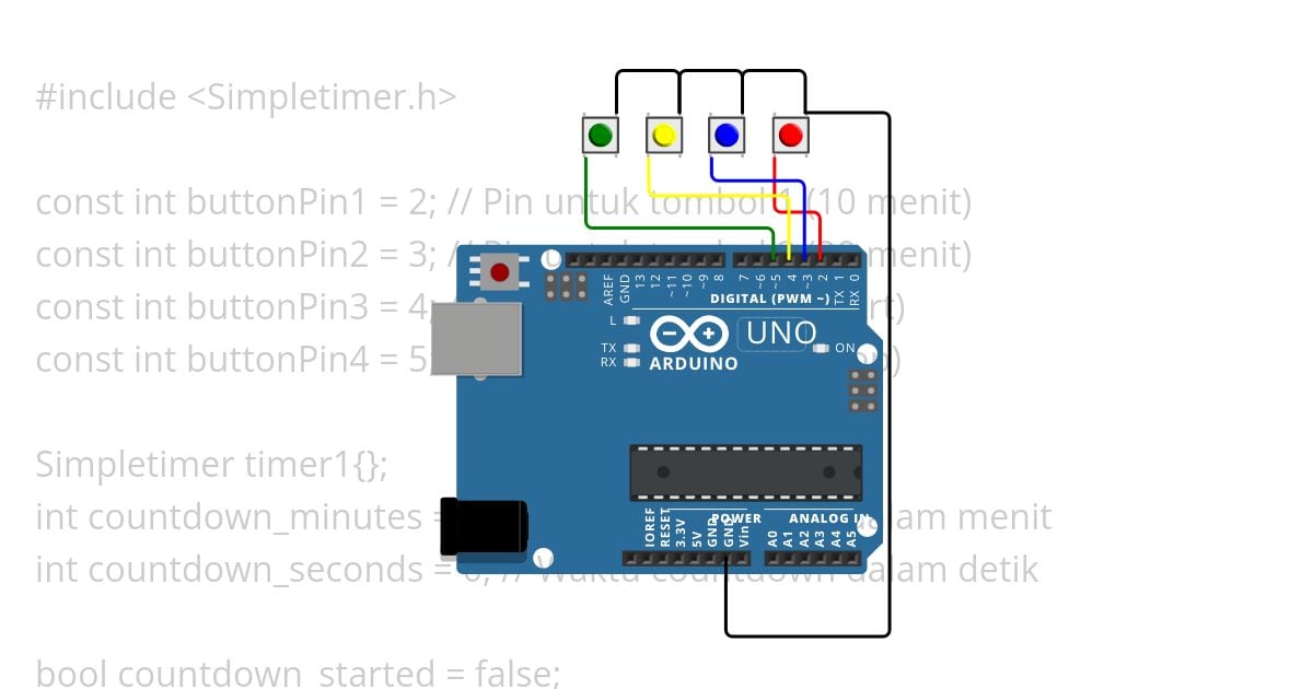 simpel-timer simulation