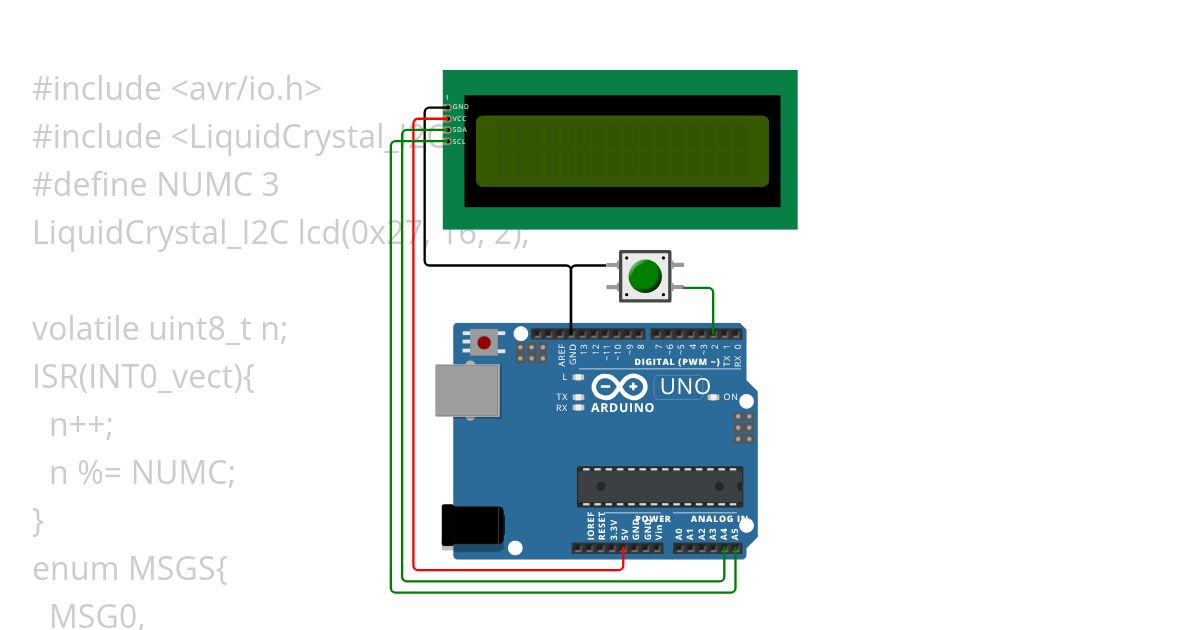 Teachers Solution Button Changes LCD Message Copy (2) simulation