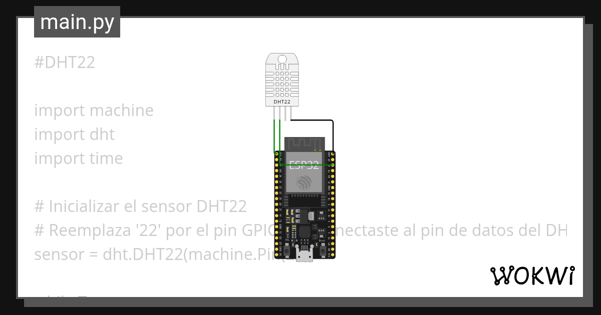 dht22 - Wokwi ESP32, STM32, Arduino Simulator