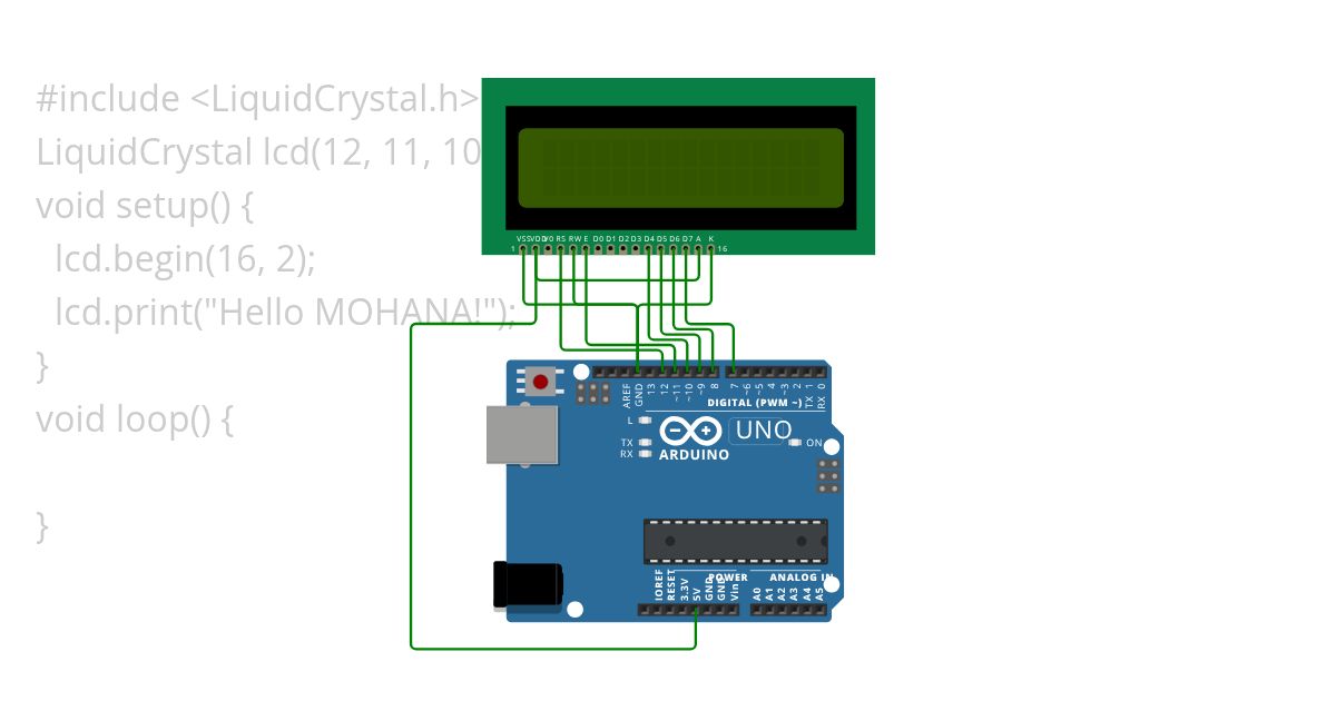 LAB LCD DISP simulation