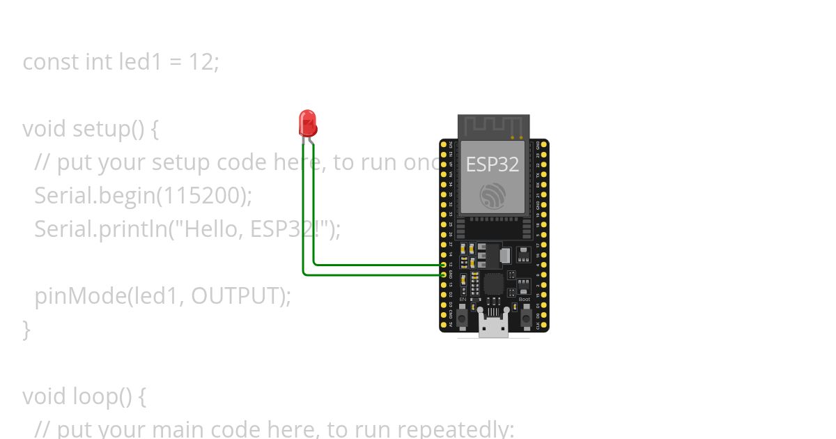 ESP32 - LED simulation