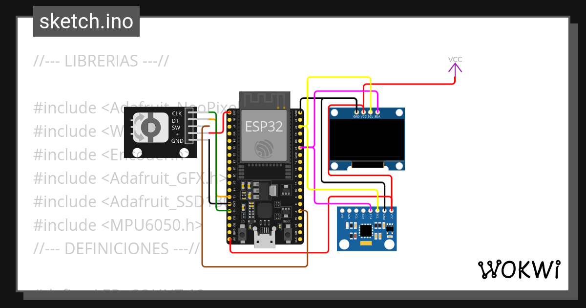Test esp32(esp8266) - Wokwi ESP32, STM32, Arduino Simulator