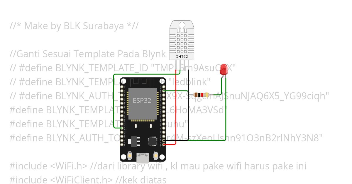 Blynk led simulation