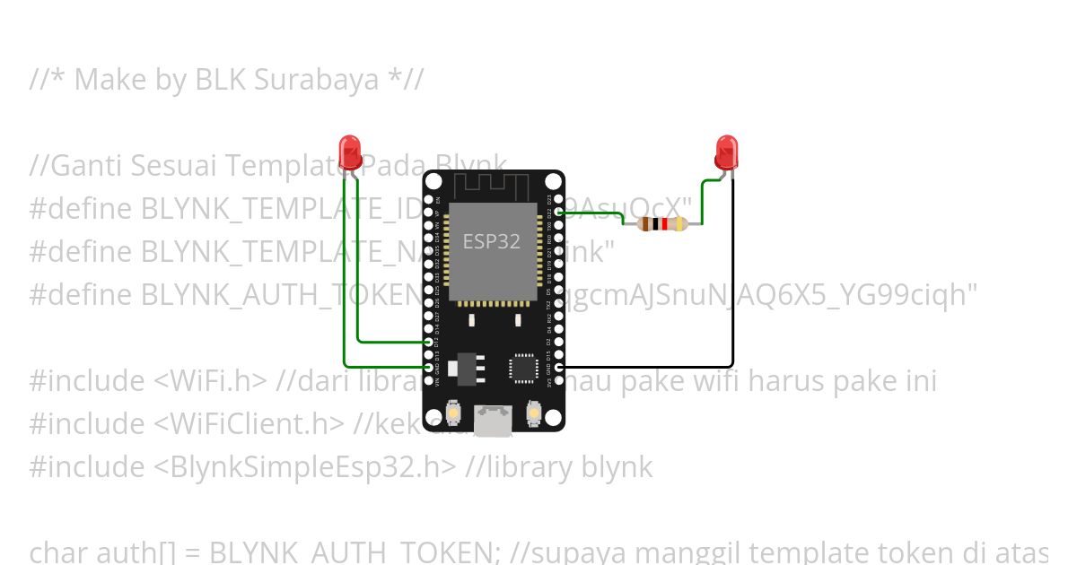 lampu test blynk simulation