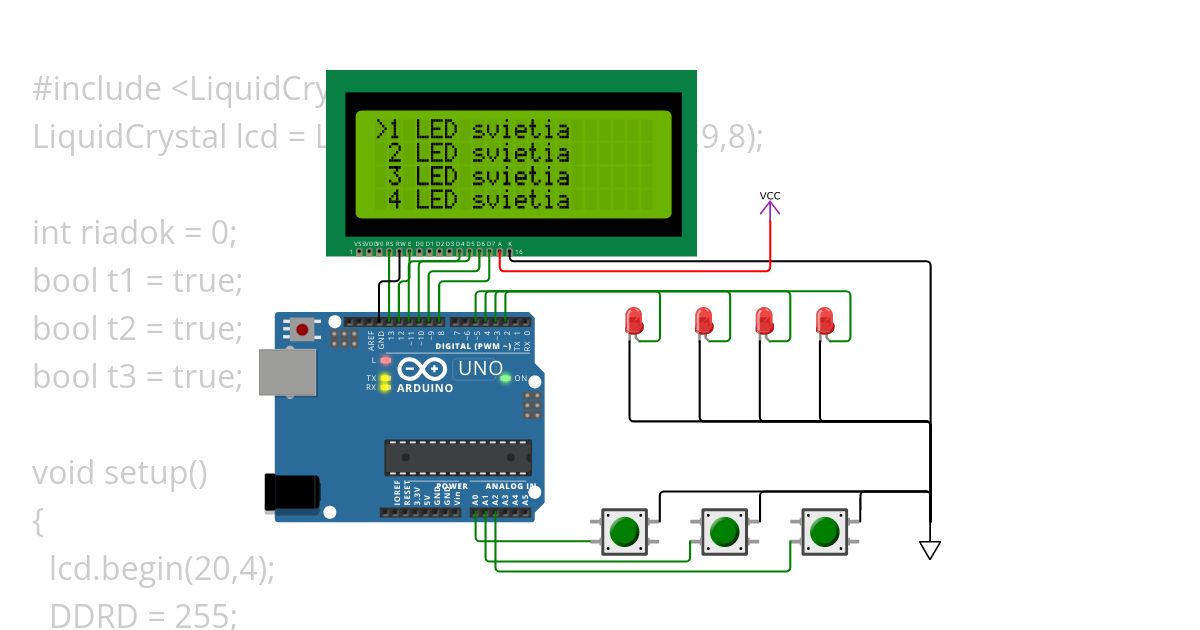 lcd ledky simulation