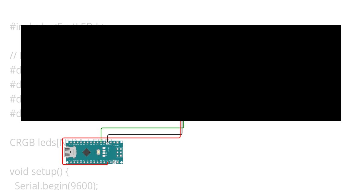 Draw Smooth line on LED matrix  simulation