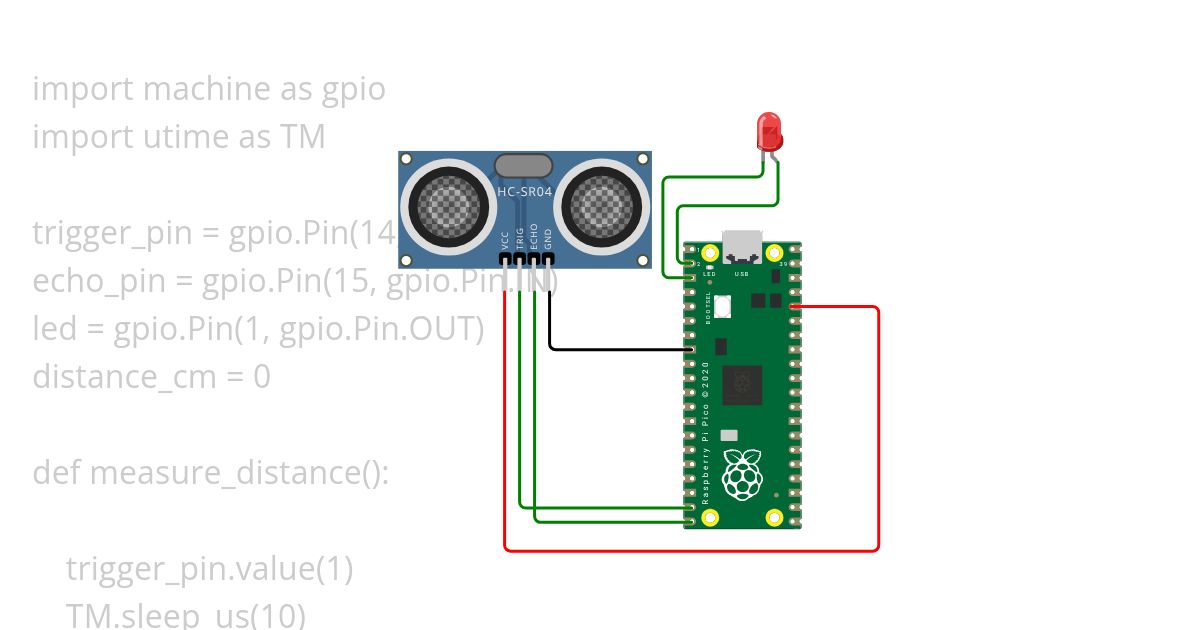 ultrasonic sensor simulation