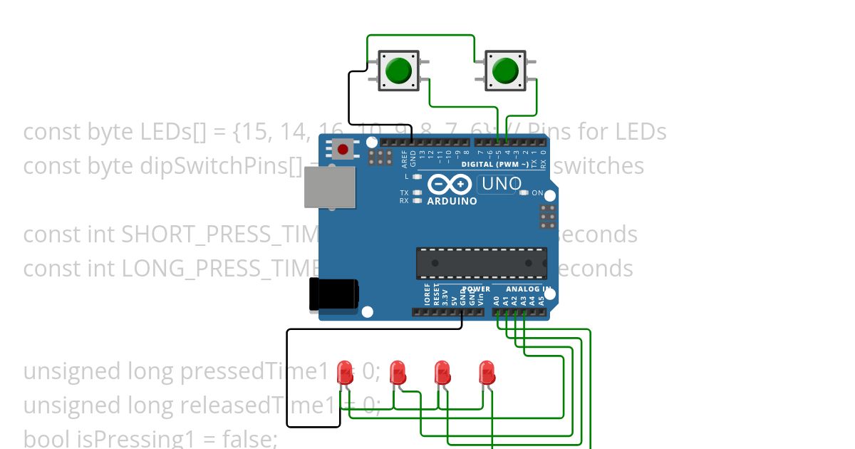 buttons test simulation