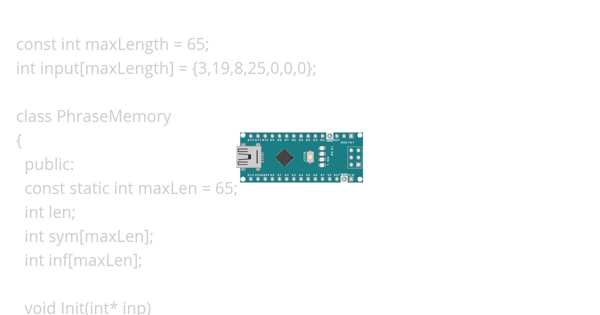 Memory Stuff simulation