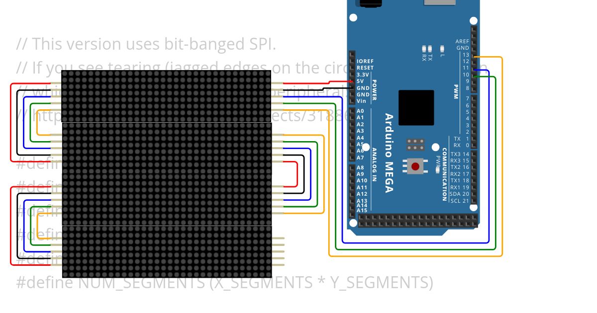 mega-7219-matrix-tunnel.ino simulation