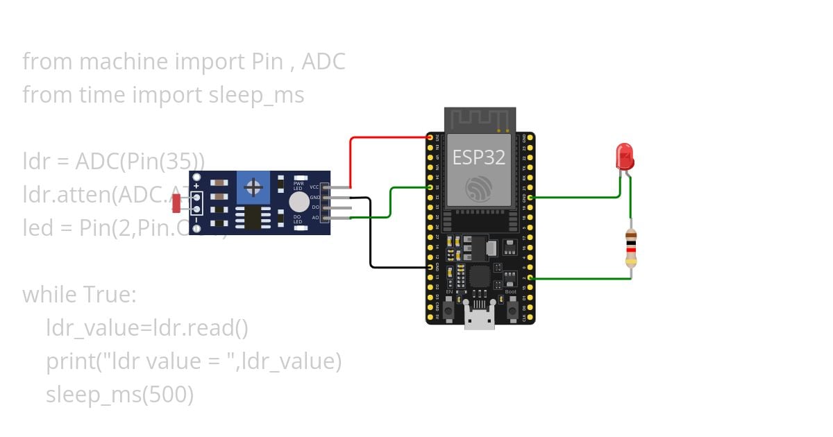 Automatic Street Light control based on Light intensity simulation