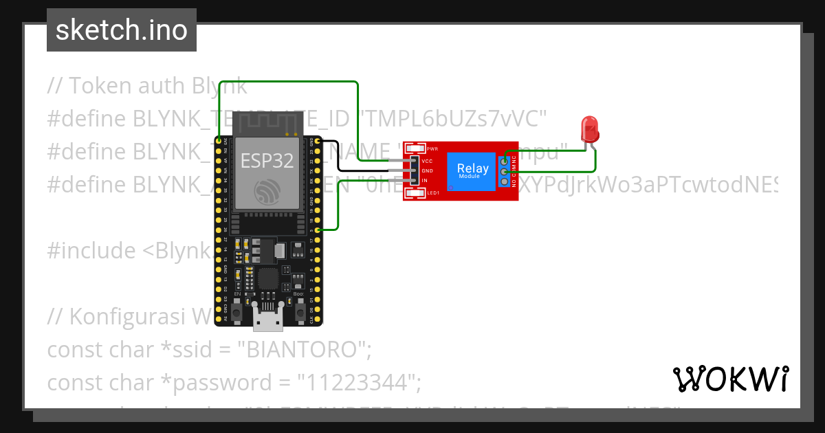 esp32 with relay module Copy - Wokwi ESP32, STM32, Arduino Simulator