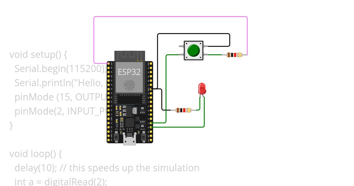 ESP32 _1 button simulation