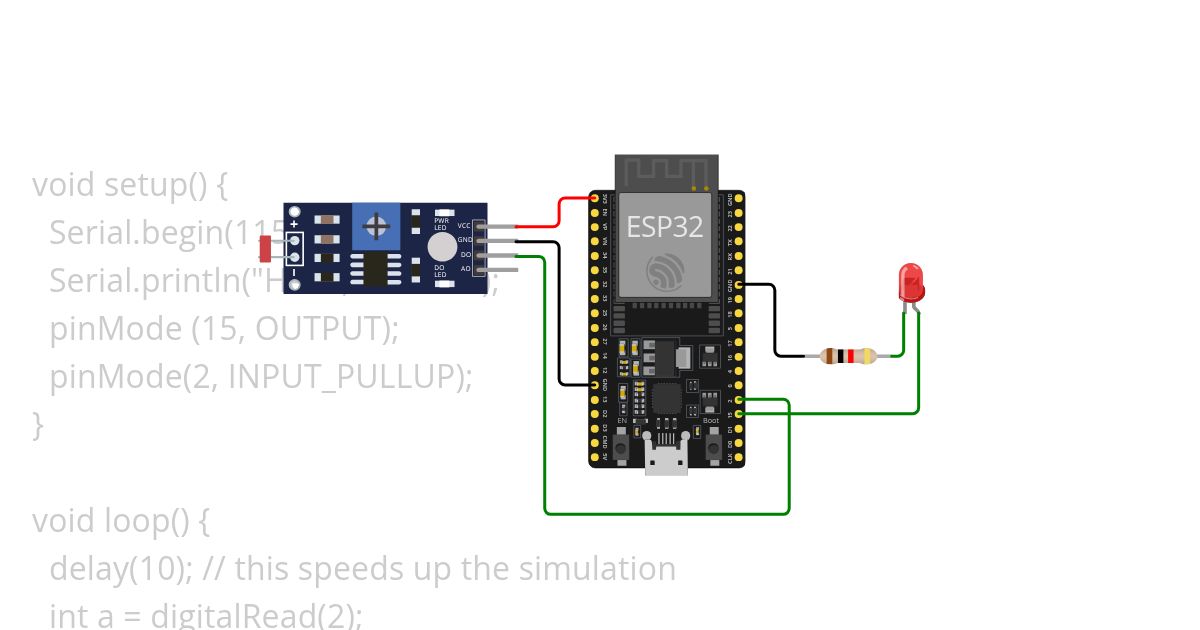 ESP32 _1 LDR simulation