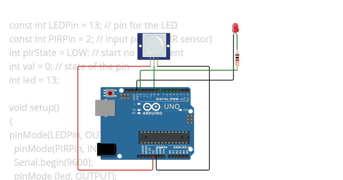 Motion Detector simulation