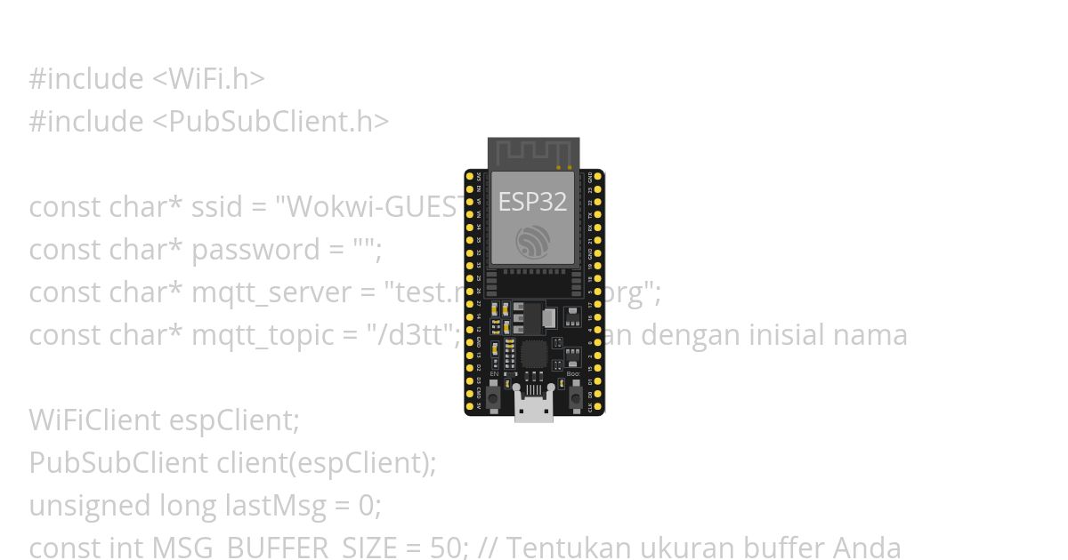coba esp32 simulation