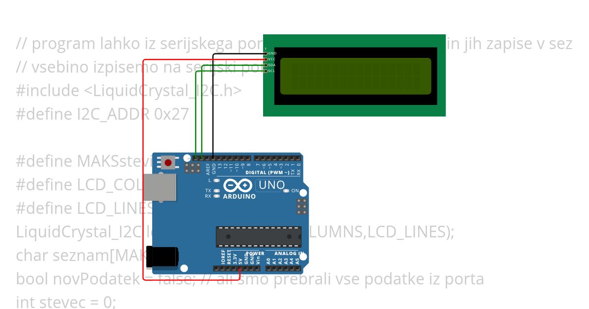 readBytesUntil LCD 2 simulation