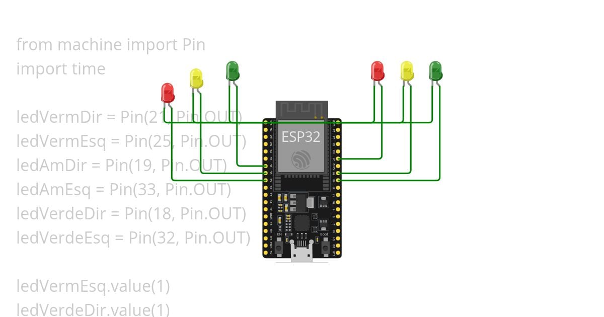 semaforo-led simulation