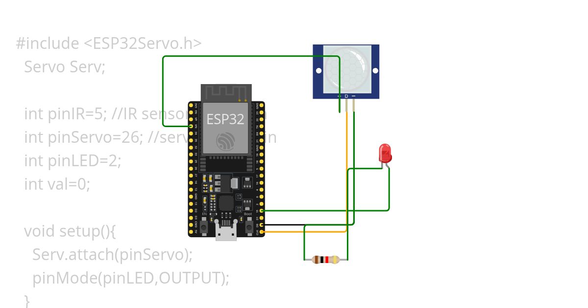 automatic door lock system simulation