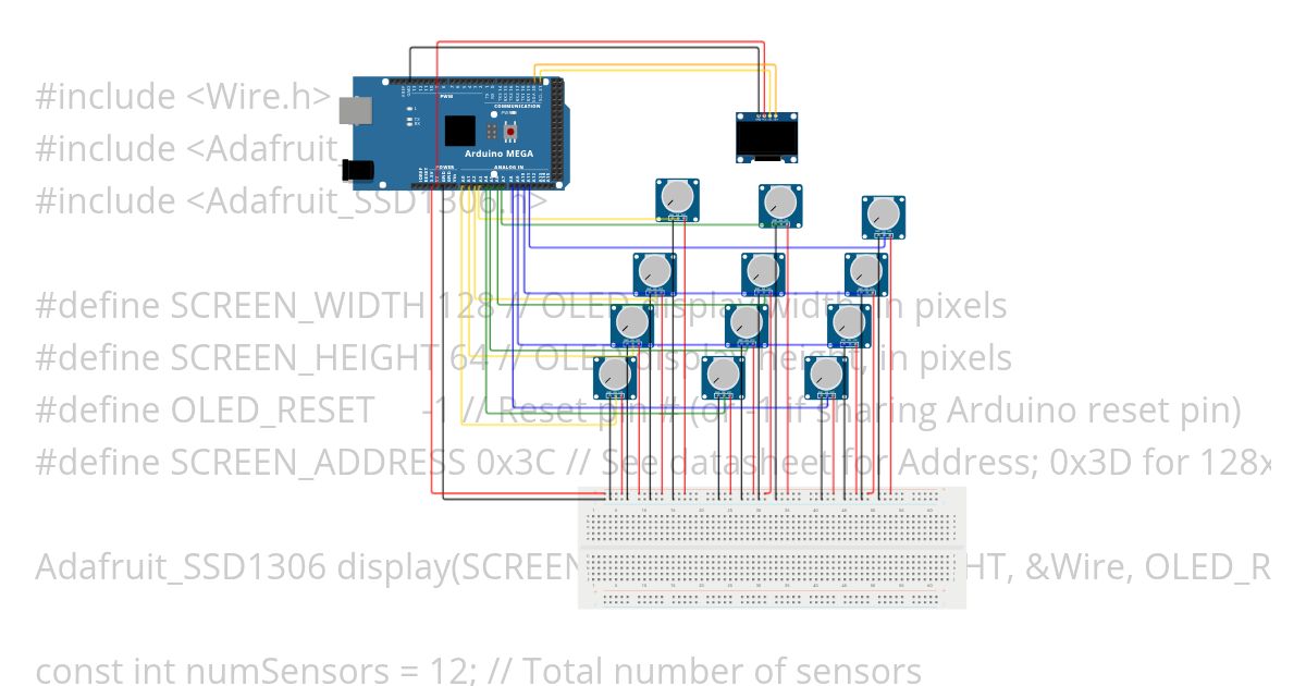 Multi Voltage Sensor simulation