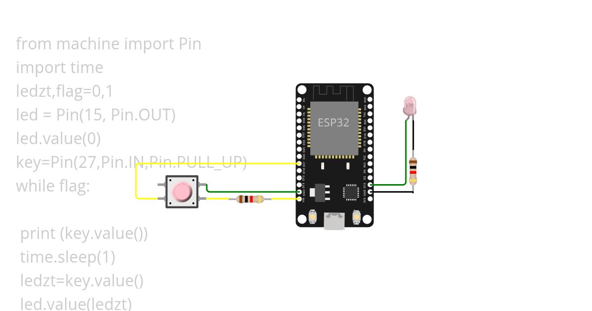 button led simulation