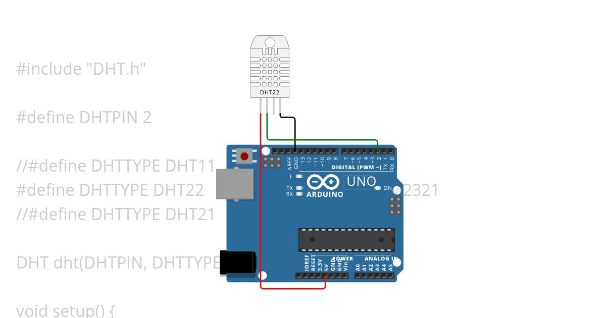 DHT_Tester.ino simulation