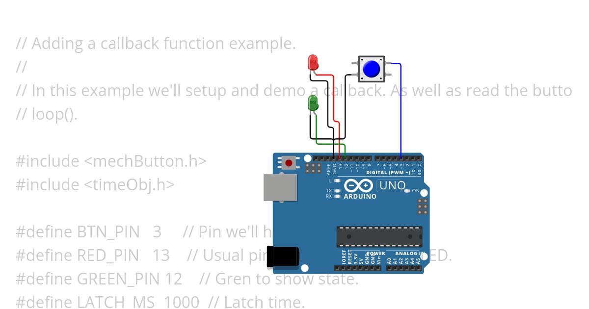 3 buttons, motors output. simulation